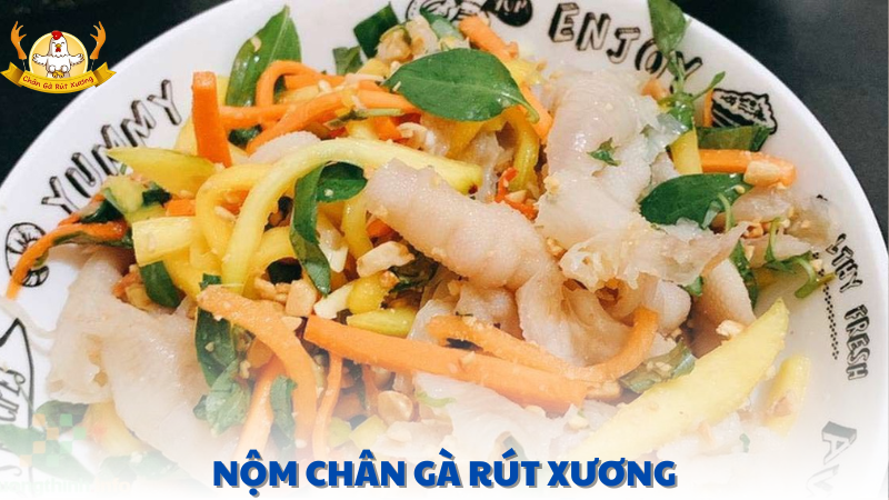 nộm chân gà rút xương