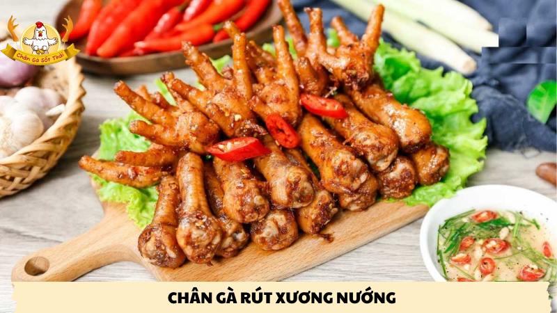 chân gà rút xương nướng